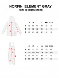 Костюм зимний Norfin Element Gray 02 р.M