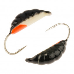 Мормышка вольфрамовая Spider 4230 Опарыш с ушком краш. 3,0 мм 0,46 гр. 132P фосфорн.