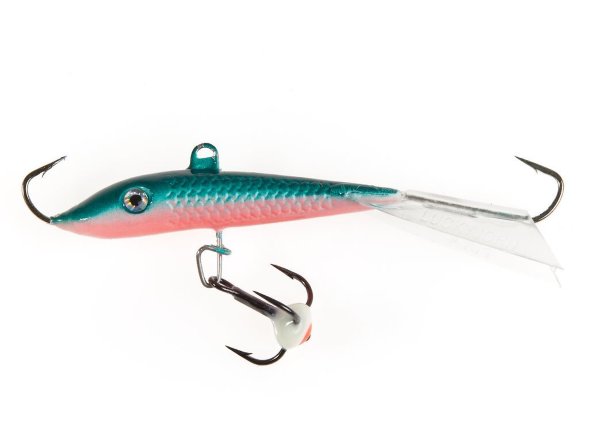 Балансир рыболовный для зимней рыбалки Lucky John Fin 40мм+тройник 71313-54