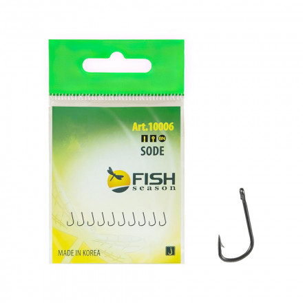 Крючок FISH SEASON Sode-ring №3 BN 10шт 10006-030F