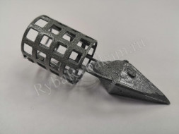 Кормушка Vikfish сербская пуля D30, 50 гр. леска, песок