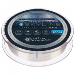 Леска SPRUT Skyline Fluorocarbon Composition EvoTech Classic Silver 0.285 100м