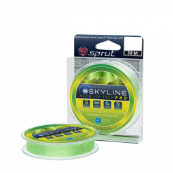 Леска Sprut Skyline Fluorocarbon Composition IceTech RPO Neon 0.105 50м