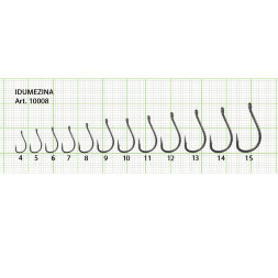 Крючок FISH SEASON Idumezina-ring №10 BN 8шт 10008-10F