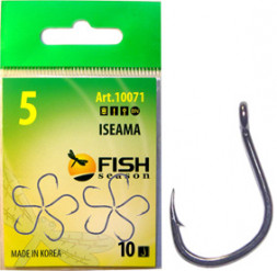 Крючок FISH SEASON Iseama-ring №5 BN 10шт 10071-05F