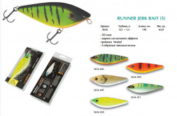 Воблер Cottus Runner Jerk Bait 13см 60г 3656004