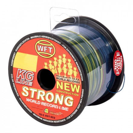 Леска плетёная WFT KG STRONG Multicolor 250/052