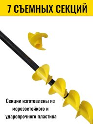 Шнек пластиковый ледобура KYODA d200 мм