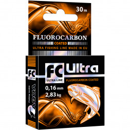 Леска Aqua FC Ultra Fluorocarbon Coated 0.12 30м