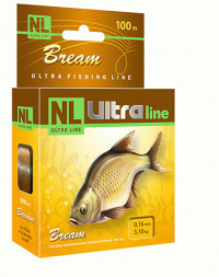 Леска Aqua NL Ultra Bream лещ 0.18 30м