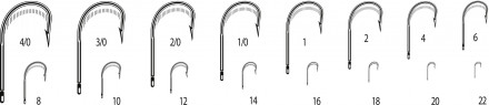 Крючок CANNELLE 1532 Z №4 10шт 540-124