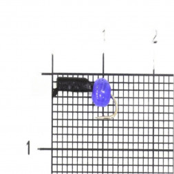 Мормышка вольфрамовая True Weight цена за 1 шт Гвоздешарик гв. d2.5 кош. глаз синий